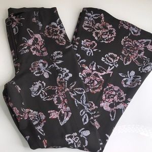 Free People Floral Bell Bottom Pants